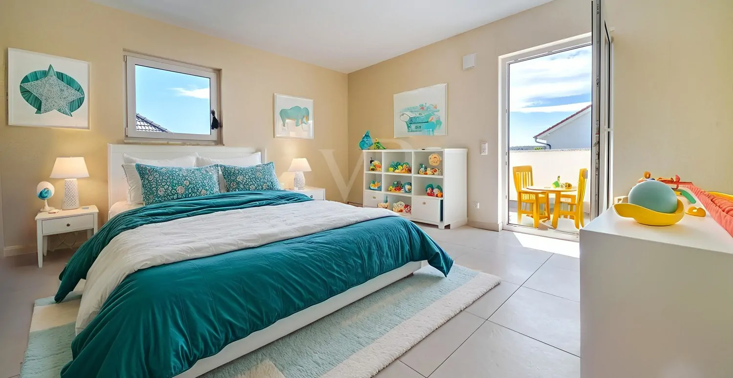 Beispiel Kinderzimmer Zugang Balkon