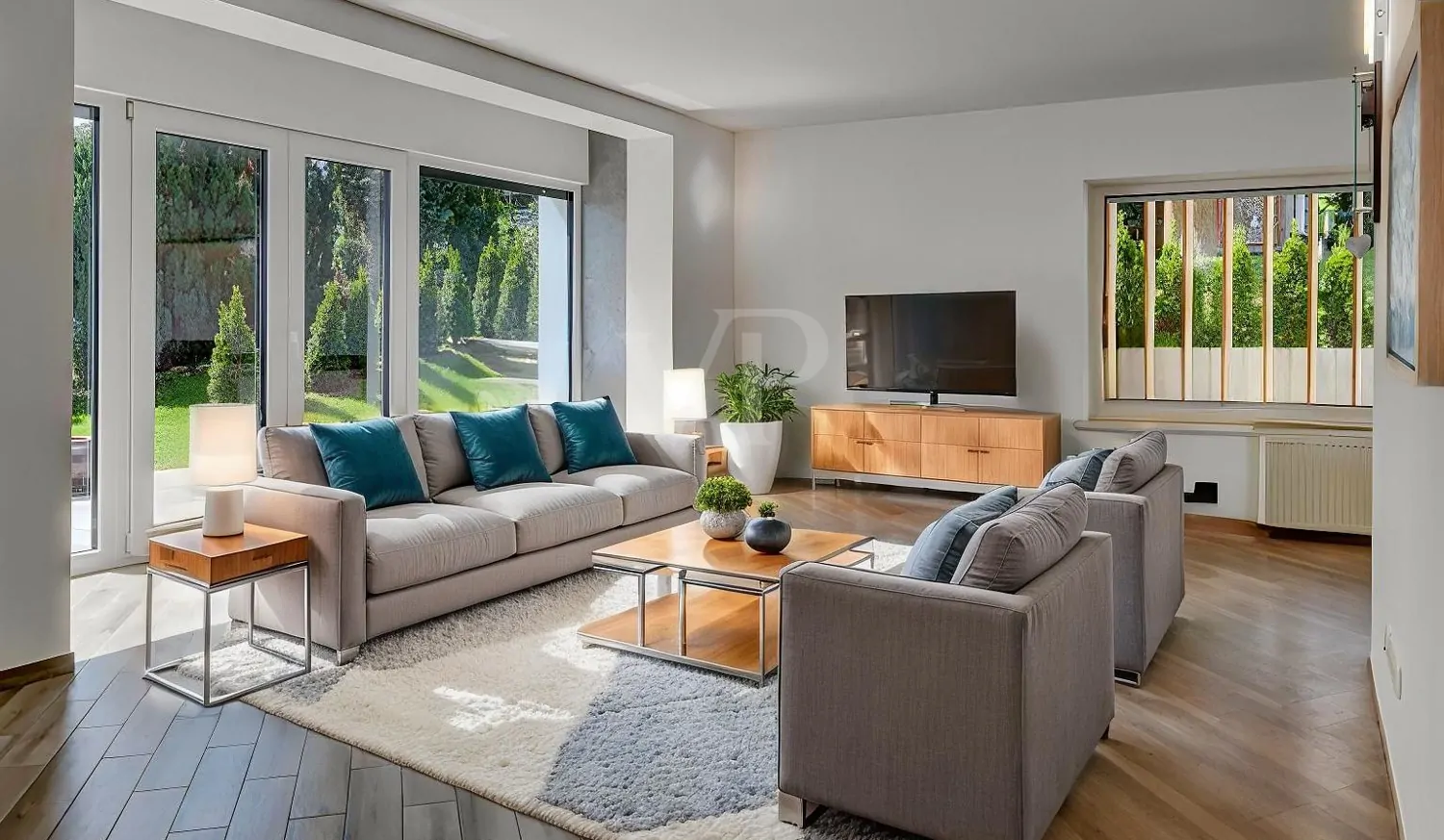 Beispielmöblierung Wohnzimmer