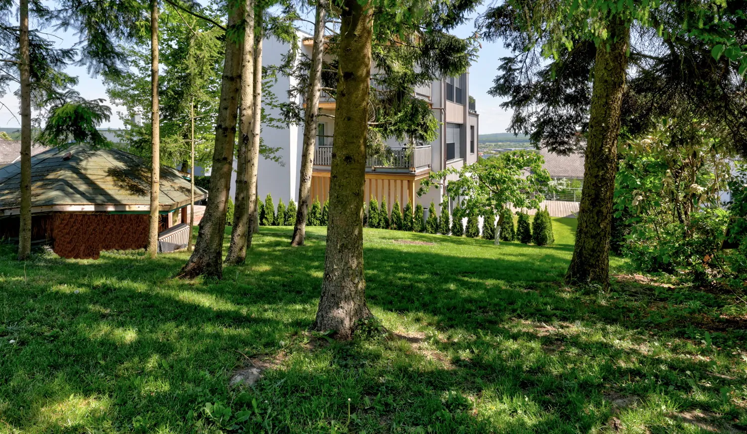 Oberer Gartenteil mit Baumbestand