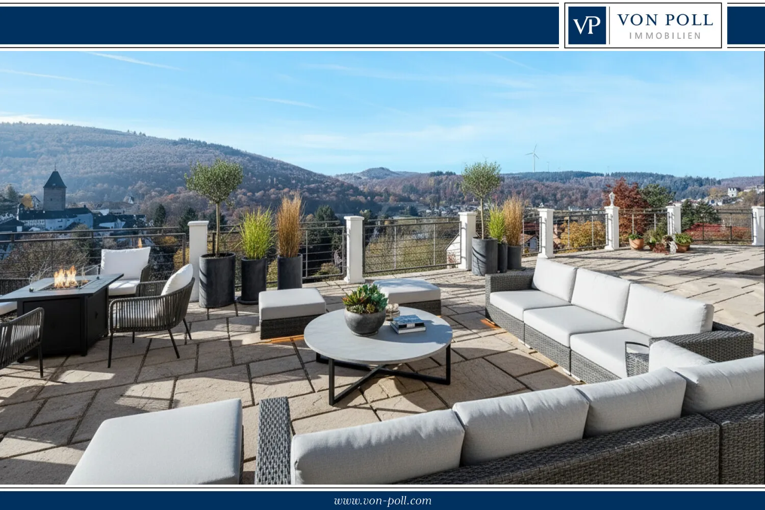 Einrichtungsbeispiel Sonnenterrasse