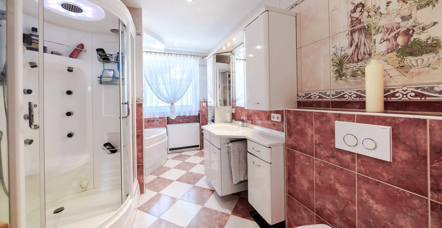 Masterbad im Obergeschoss