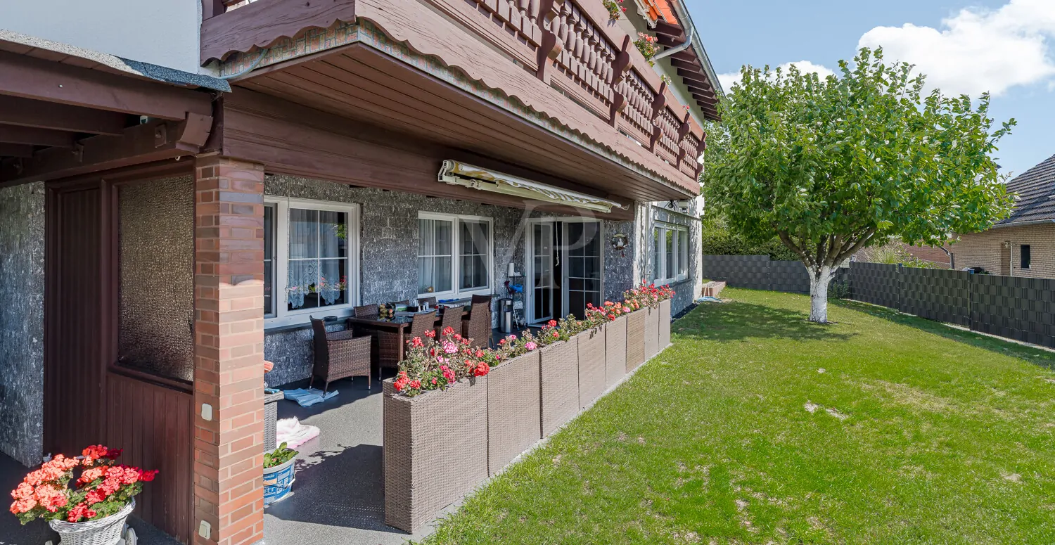 Terrasse im Gartengeschoss