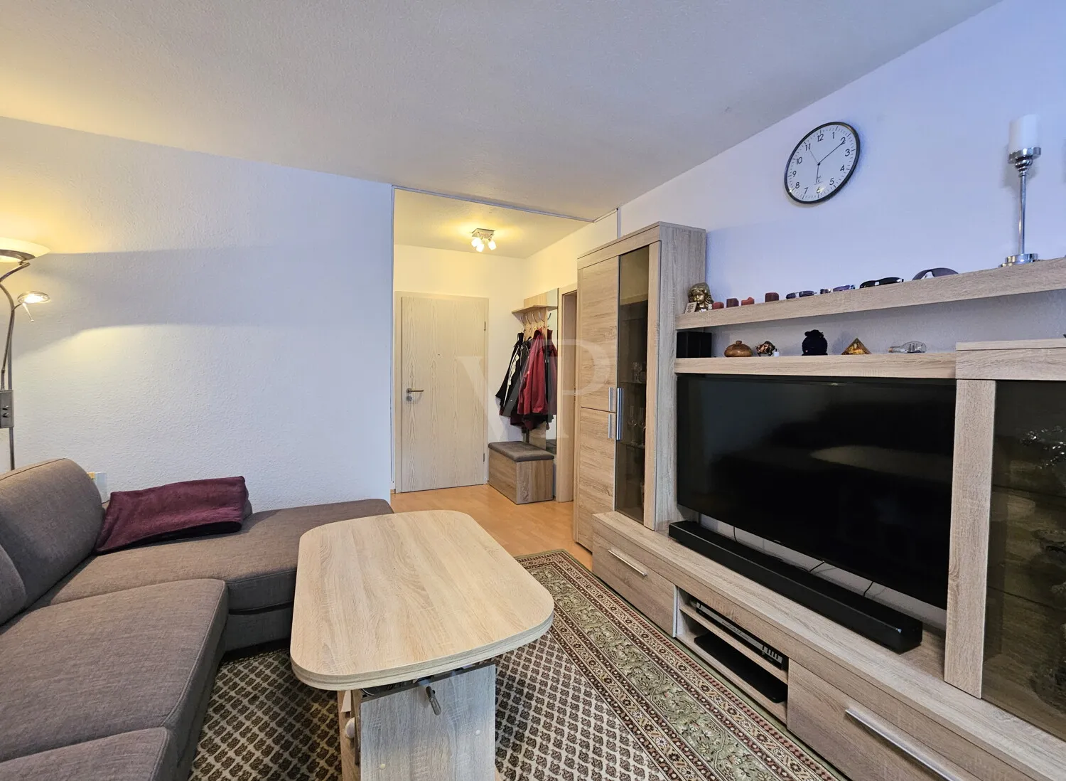 Ansprechender Wohnbereich in der Wohnung im Obergeschoss