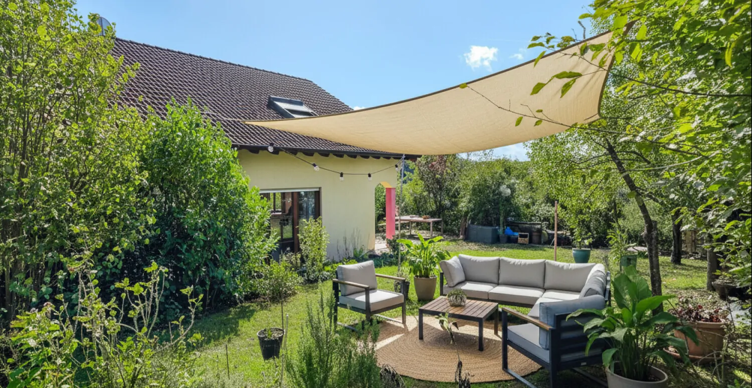 Eingewachsener Garten