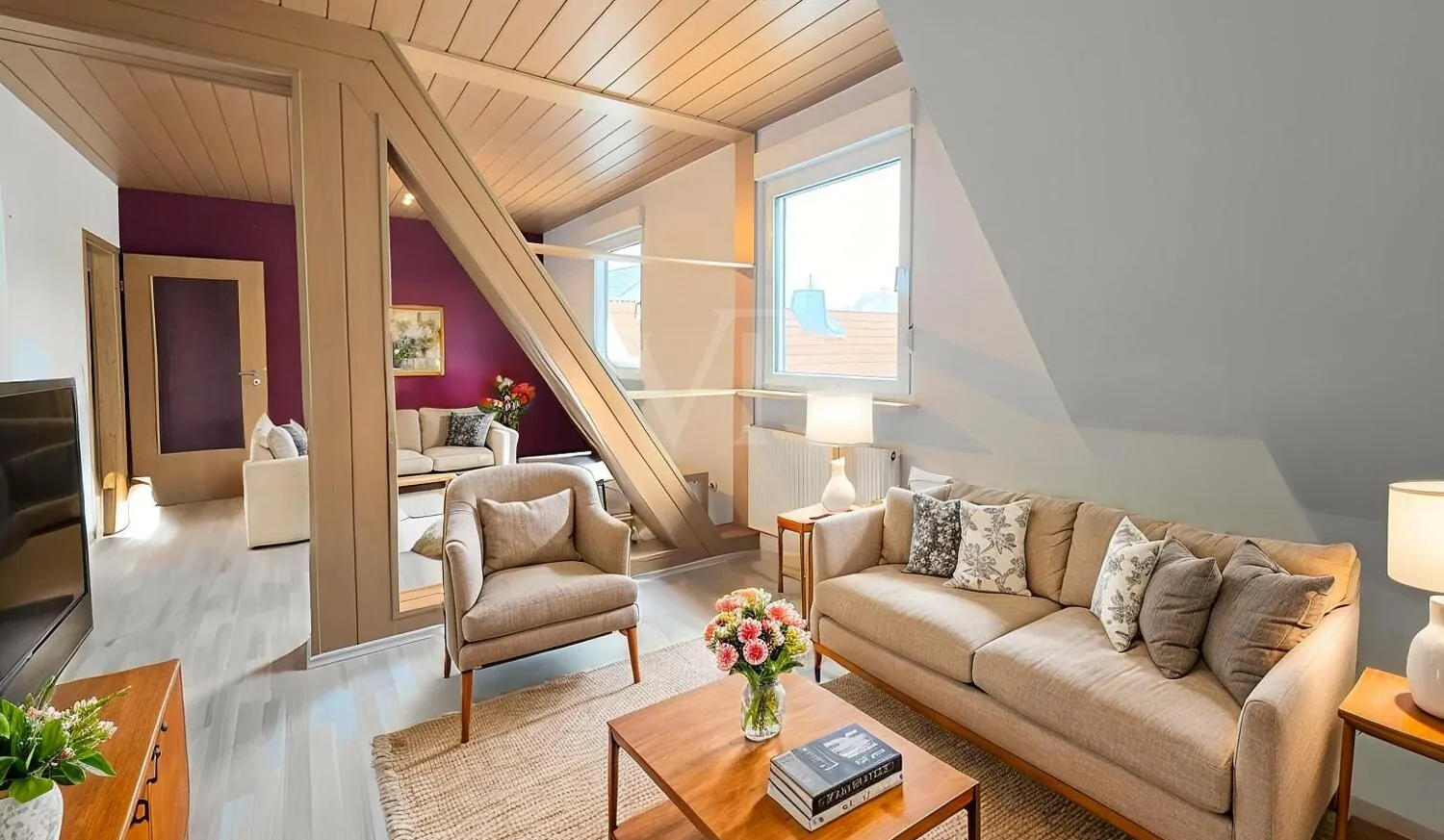 Möblierungsbeispiel Wohnbereich DG Nebenhaus