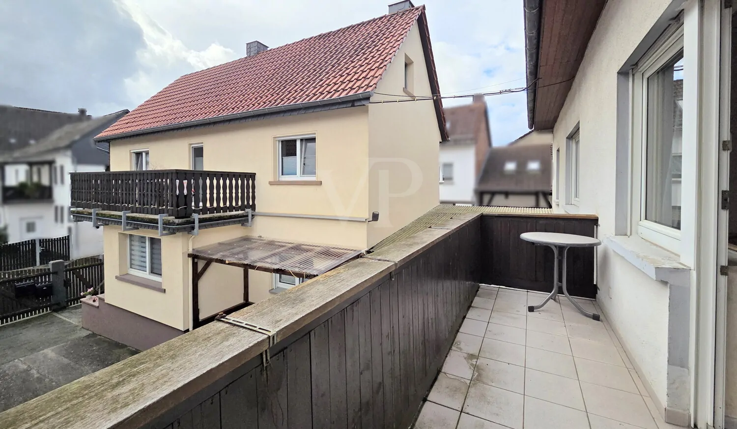 Balkon im Obergeschoss