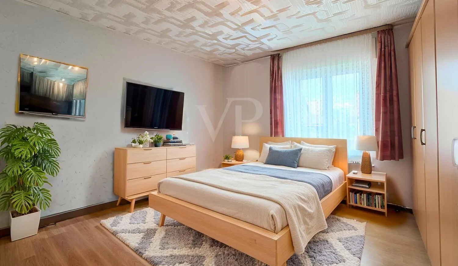 Einrichtungsbeispiel Schlafzimmer OG Nebenhaus