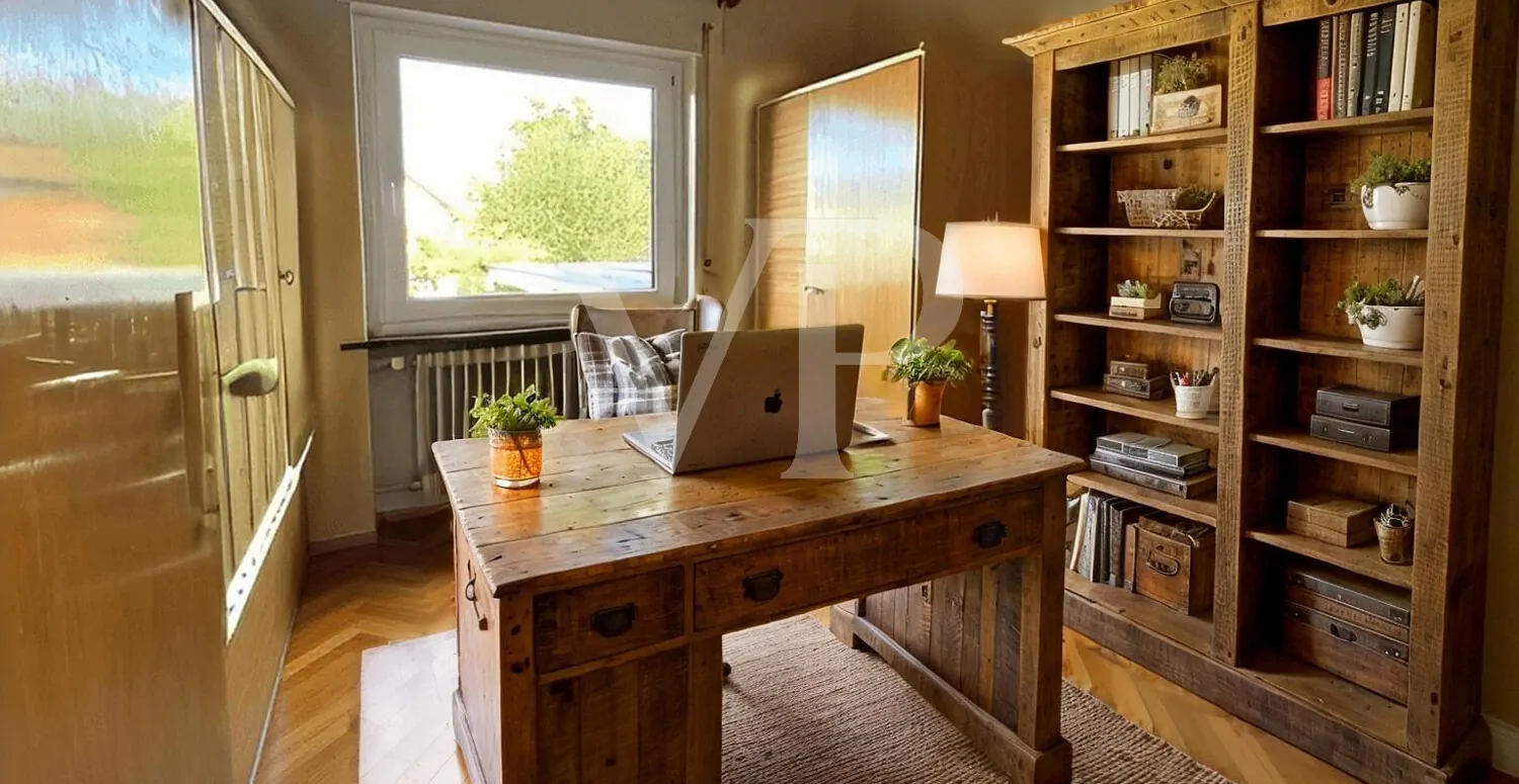 Einrichtungsbeispiel Arbeitszimmer
