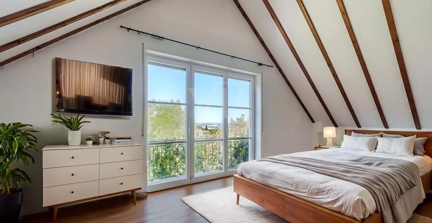 Beispielmöblierung Studio im OG im gartenseitigen Haus