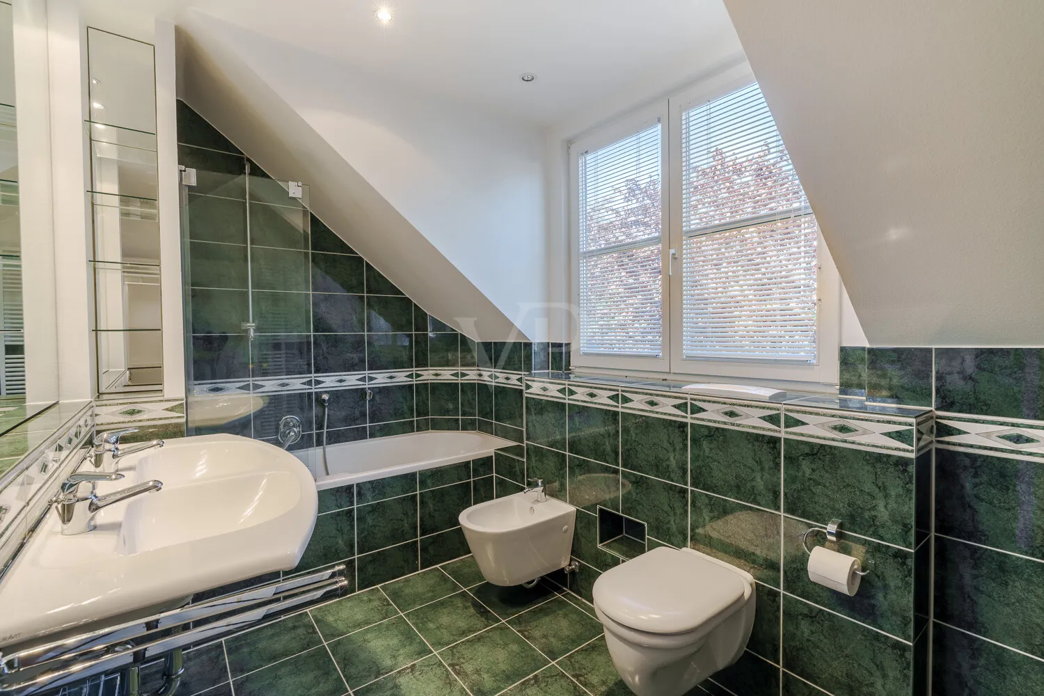 Tageslichtbad im Vorderhaus