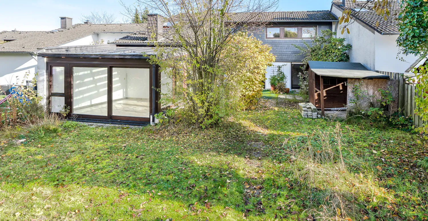 Gut nutzbarer Außenbereich