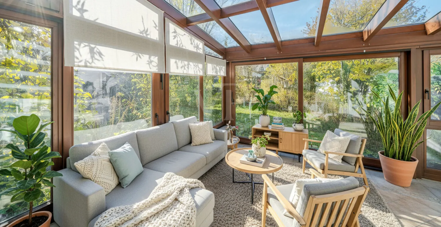 Sonniger Wintergarten