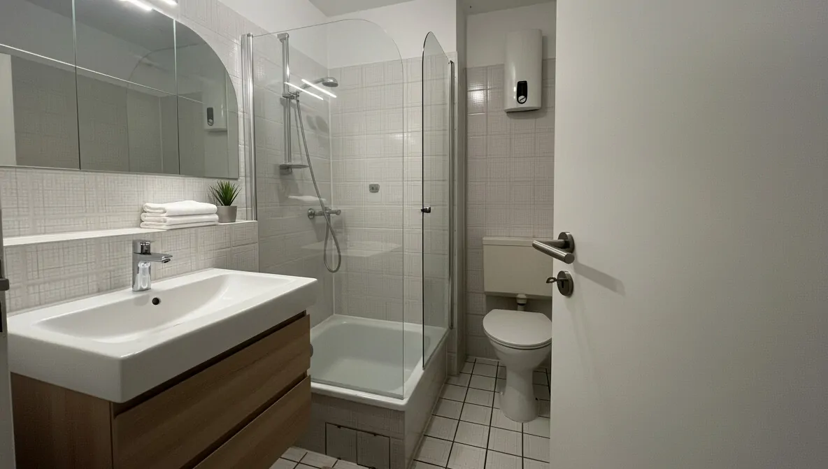 Gästebad im Souterrain