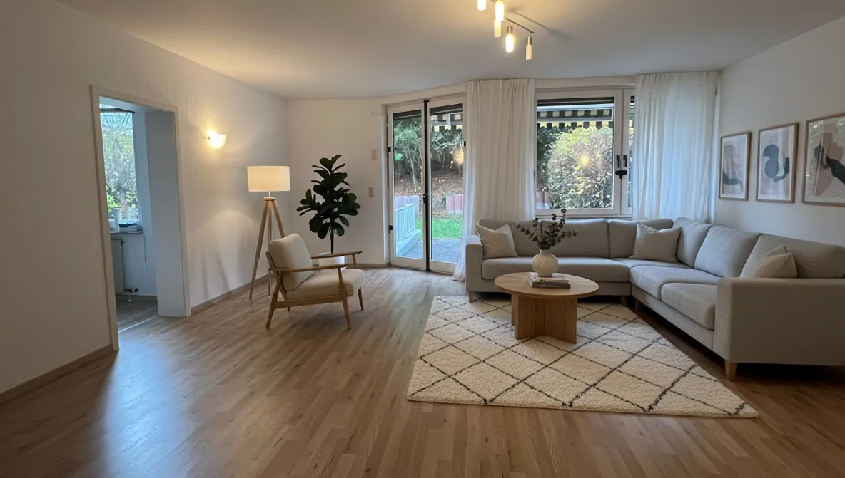 Wohnbereich mit Terrassenzugang