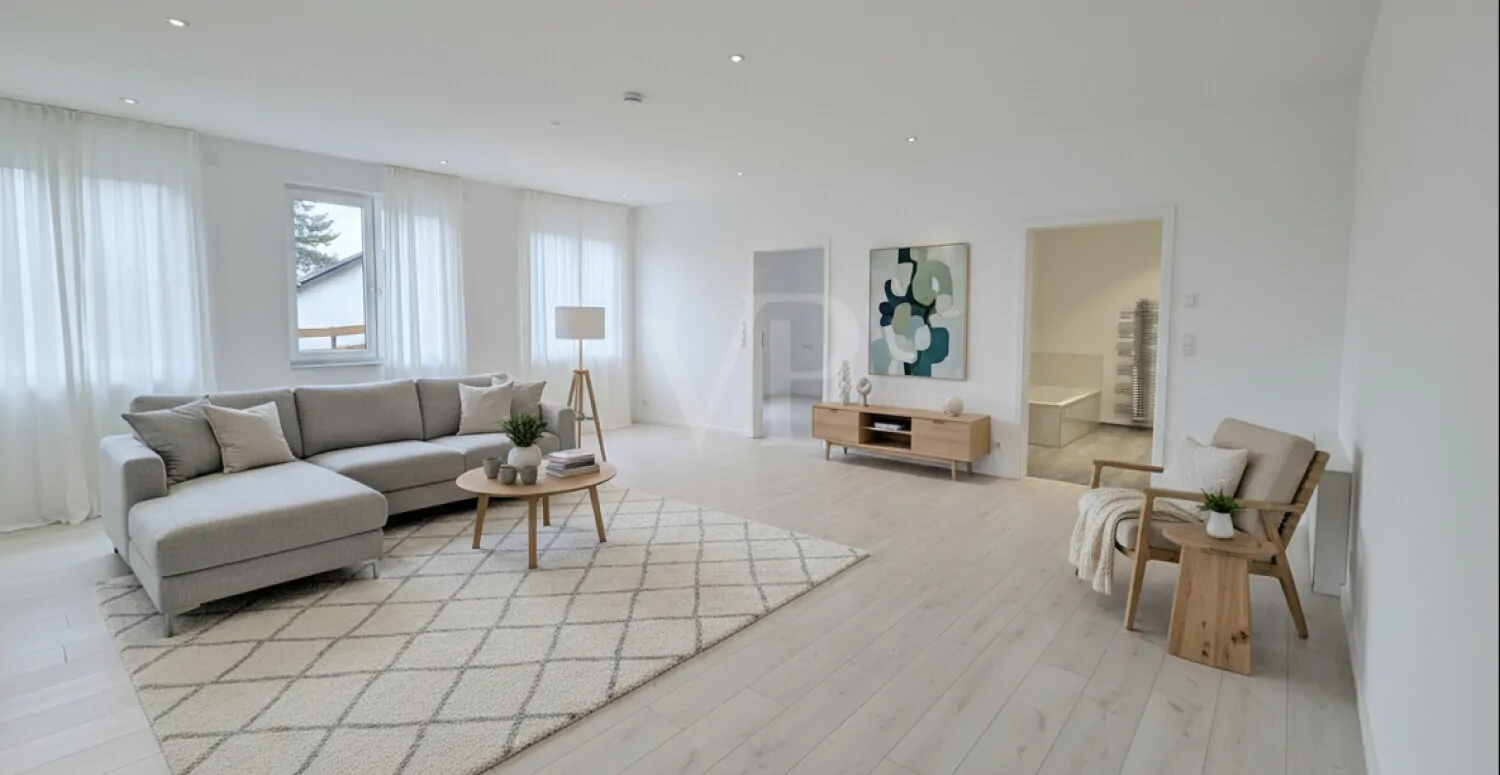 Einrichtungsbeispiel Wohnbereich