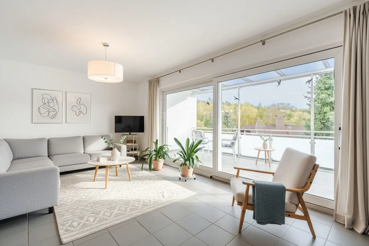 Beispielmöblierung Wohnzimmer