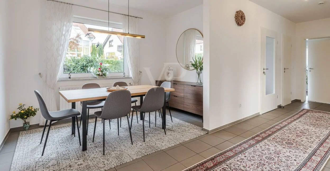 Essbereich  Beispielmöblierung