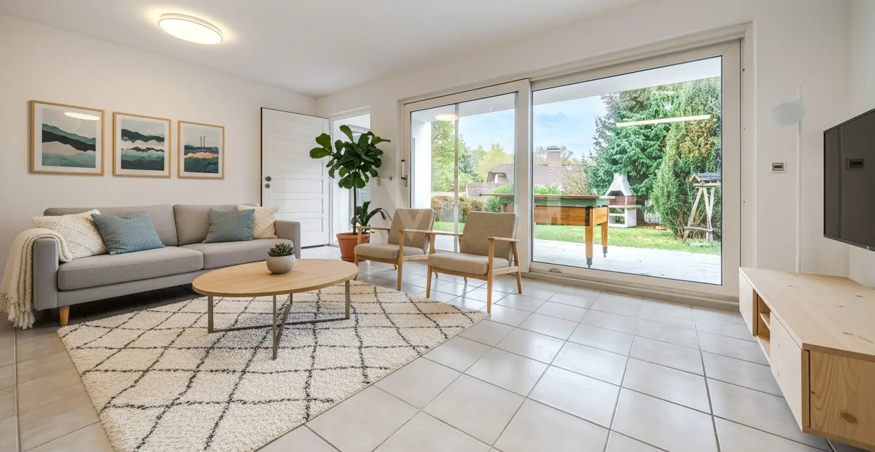 Einrichtungsbeispiel Zimmer Gartengeschoss