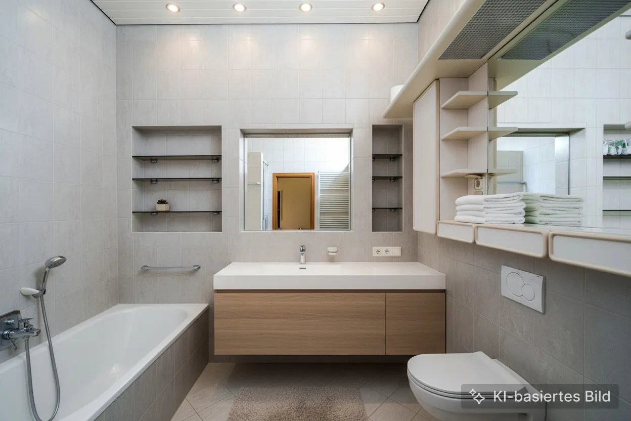 Badezimmer KI animiert