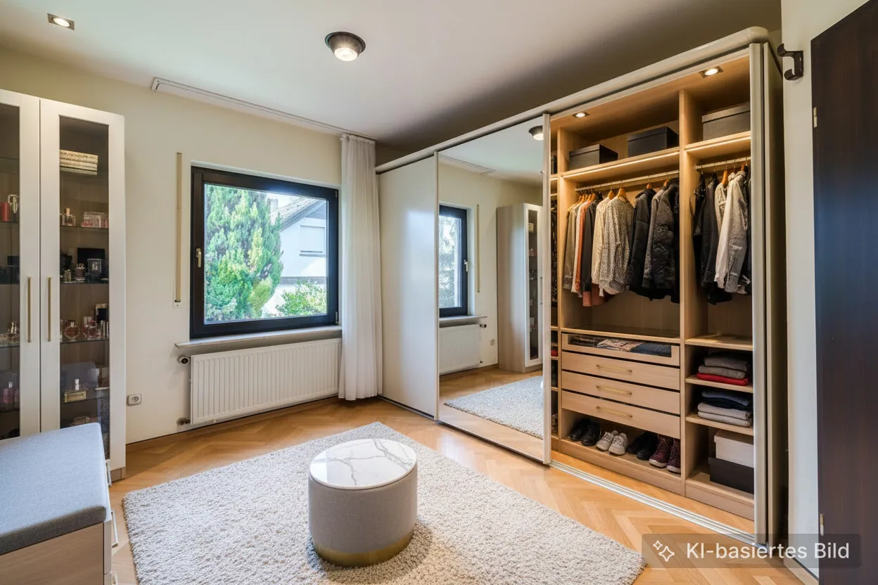 Ankleidezimmer  KI animiert