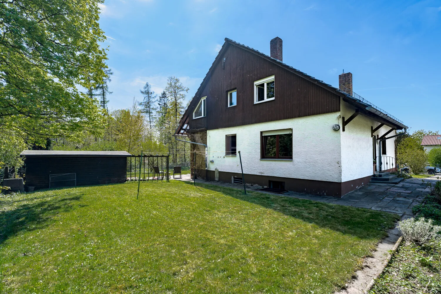 Blick zum Haus