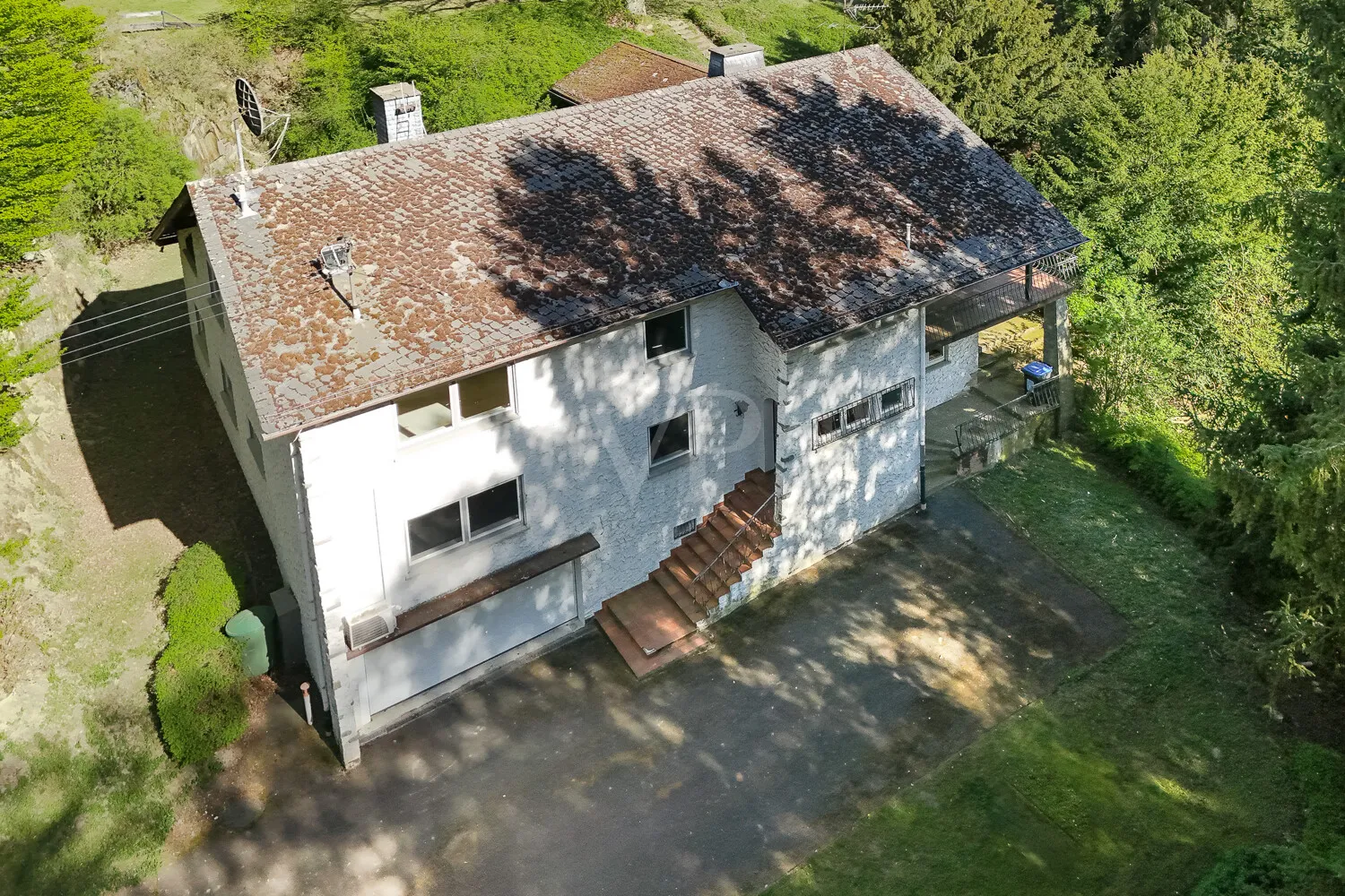 Drohnenaufnahme Gebäude