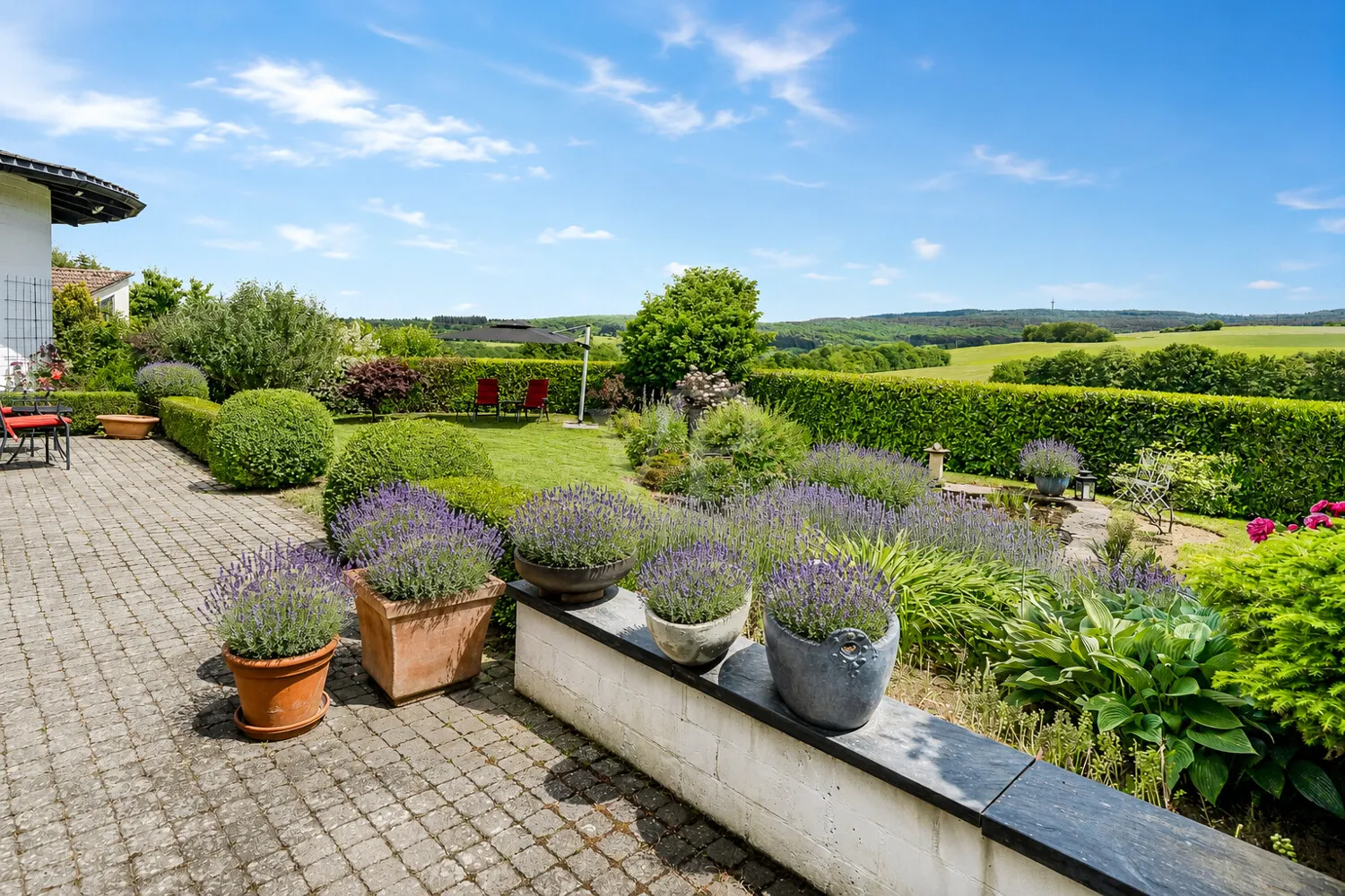 Fernblick von der Terrasse