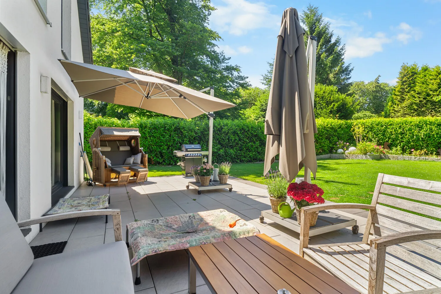 Die gemütliche Terrasse