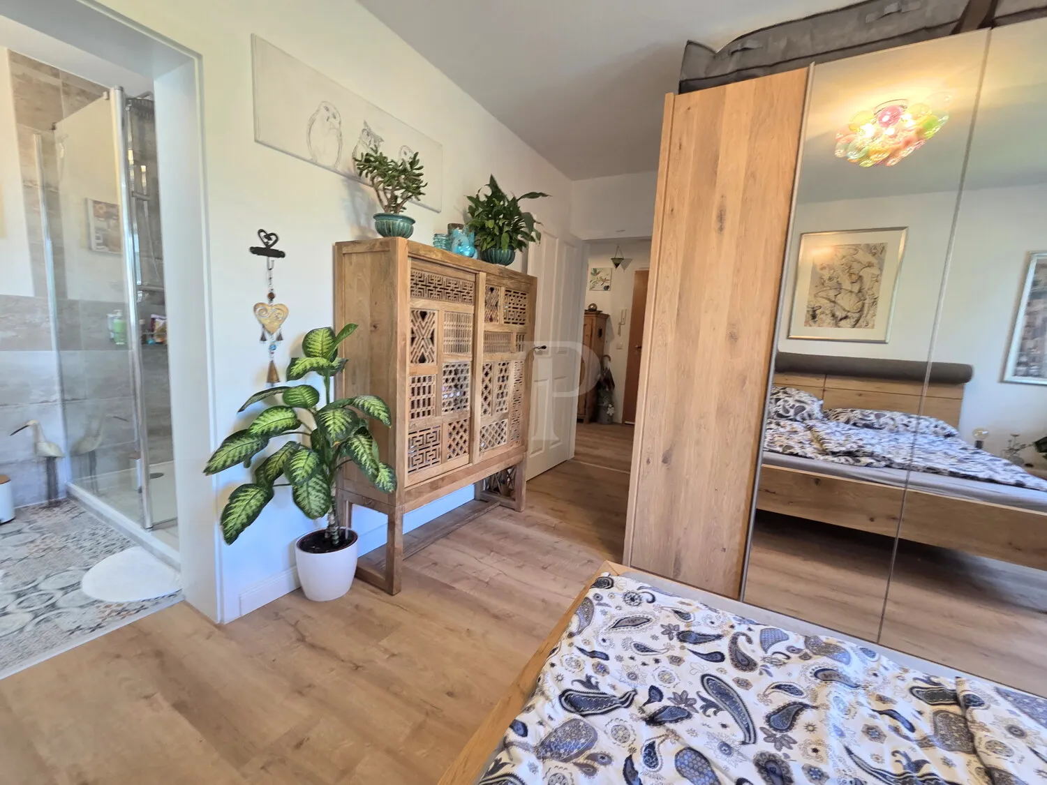 Schlafzimmer mit Bad en Suite
