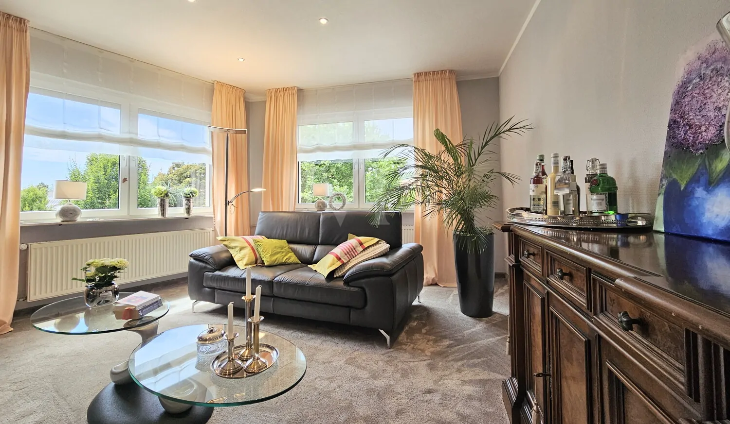 Helligkeit durch große Fensterfronten