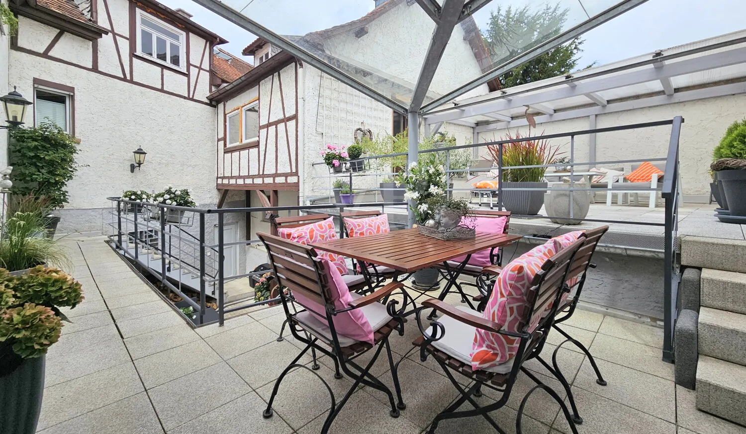 Das Highlight - die Dachterrasse