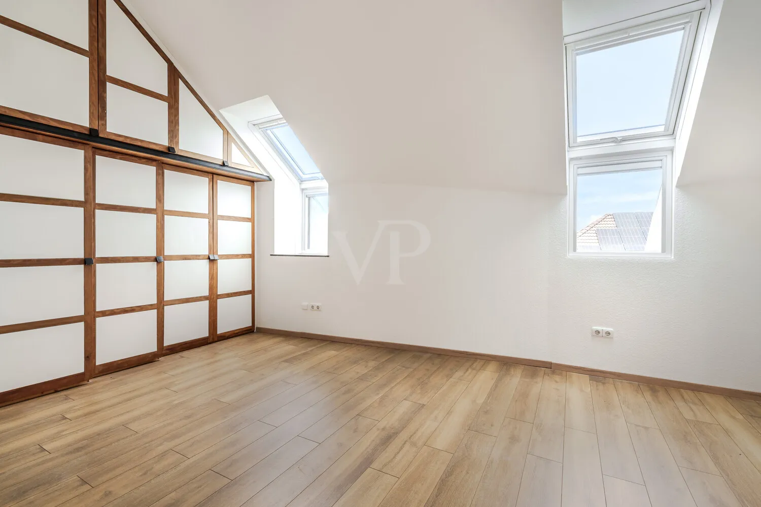 Schlafzimmer mit Einbauschrank