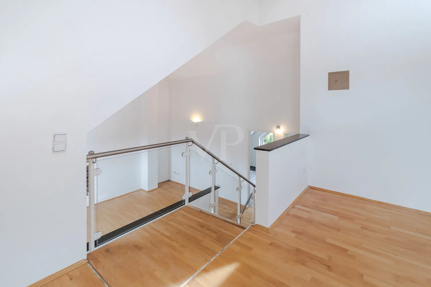 Treppe zum Dachstudio