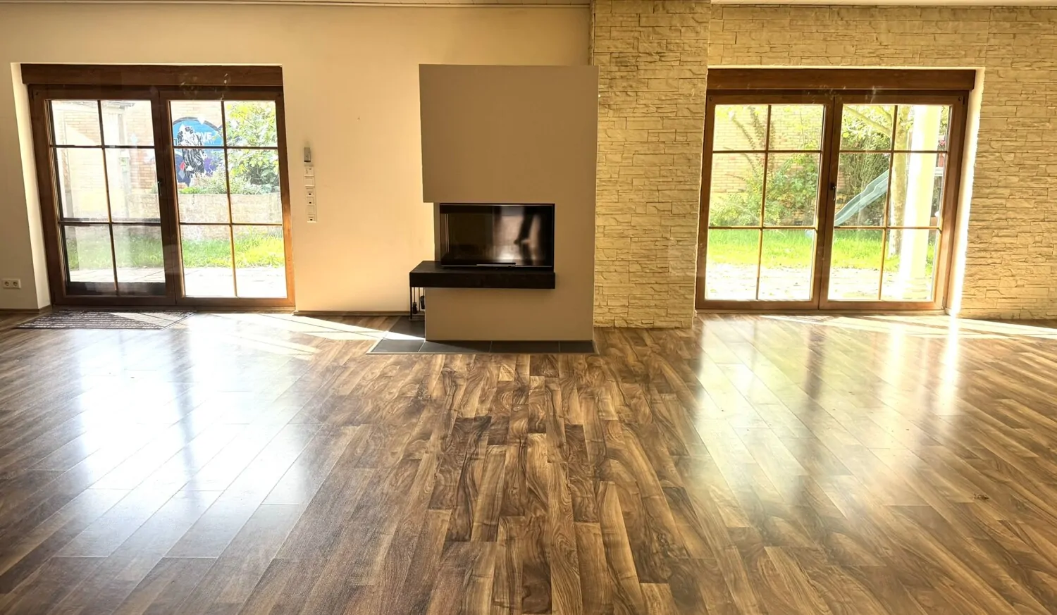 Wohnzimmer Blick in den Garten