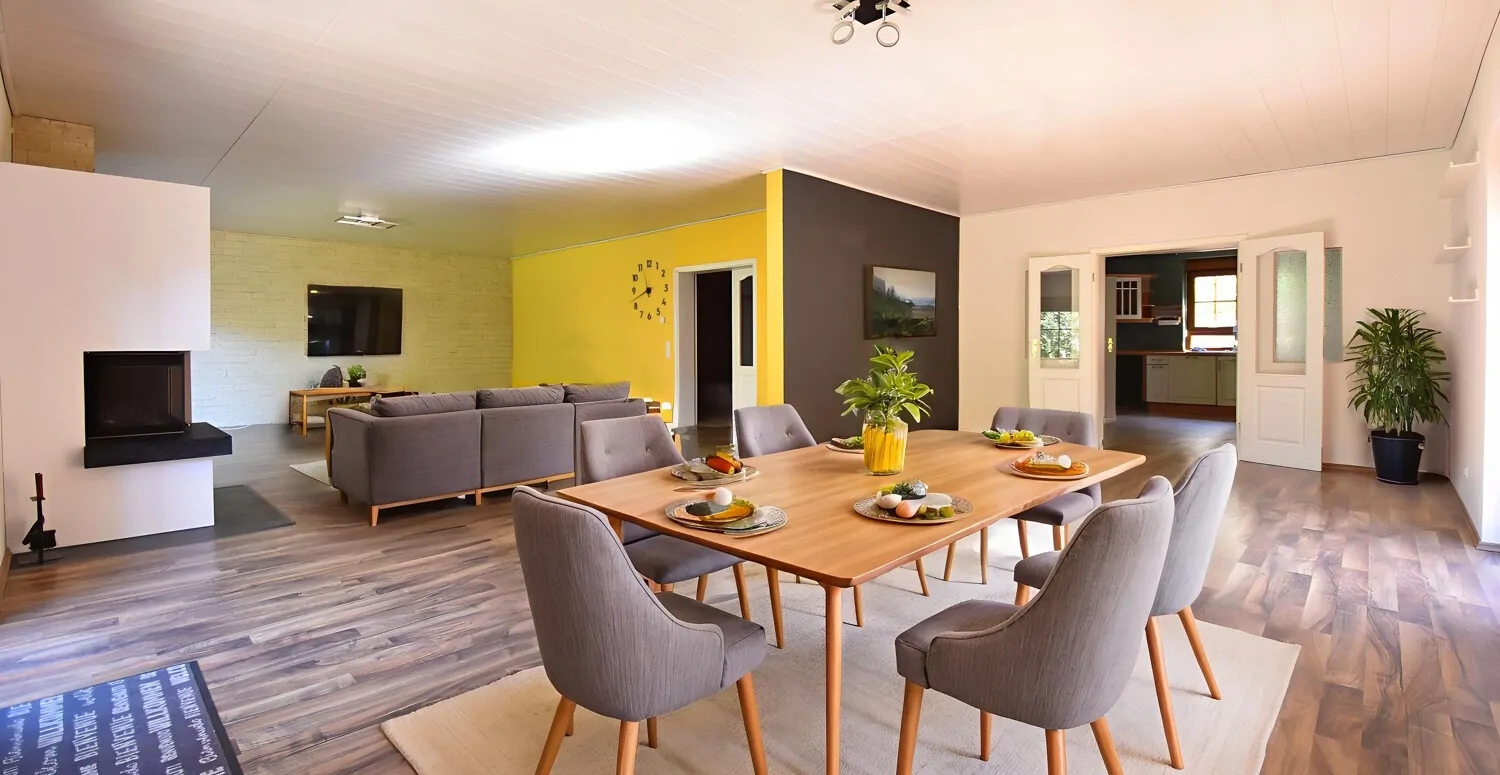 Wohn und Essbereich KI