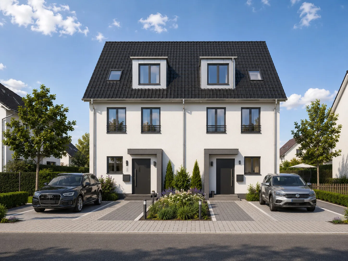 Doppelhaushälfte 1-3 Parteien