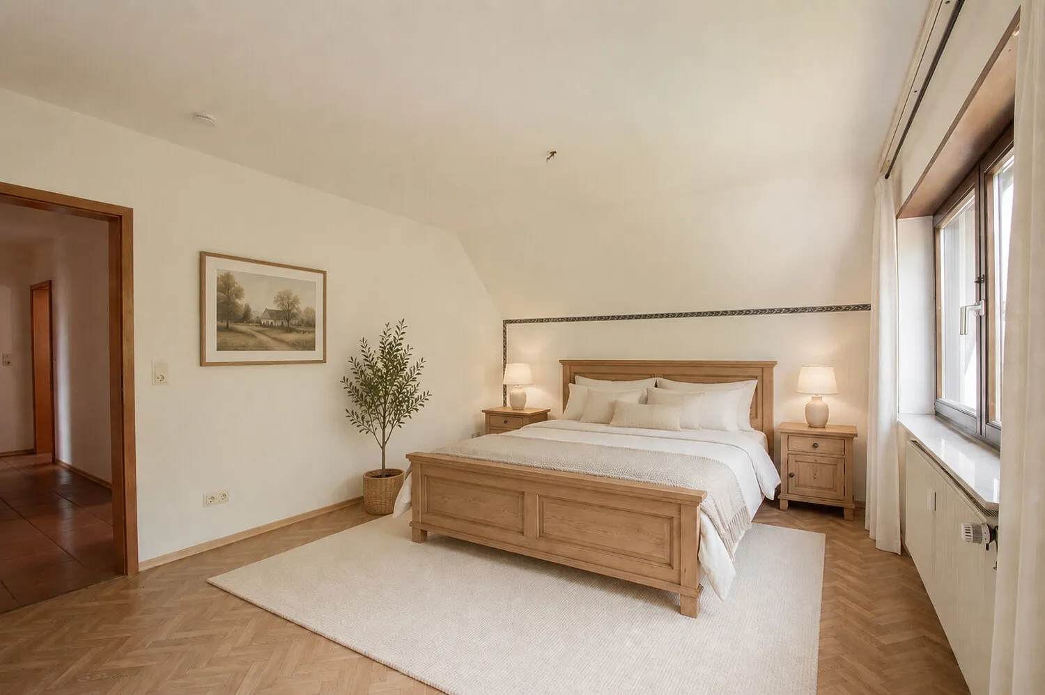 Schlafzimmer visualisiert