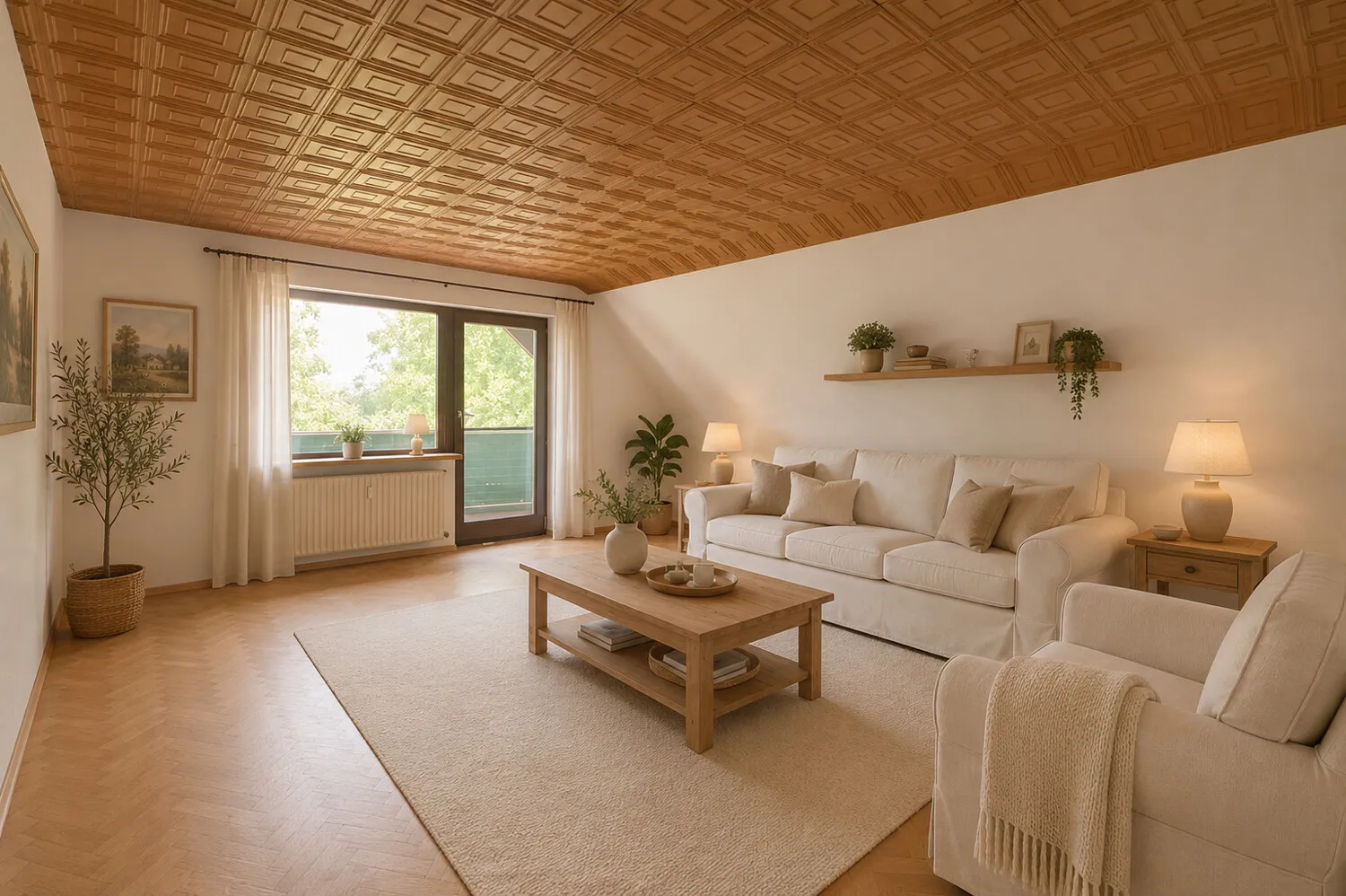Wohnzimmer visualisiert
