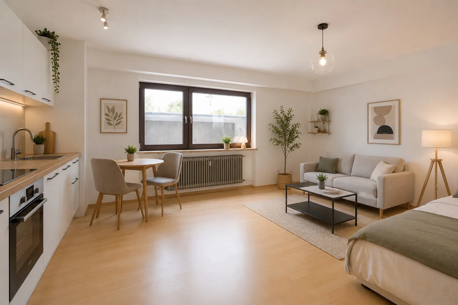 Apartment im Untergeschoss KI