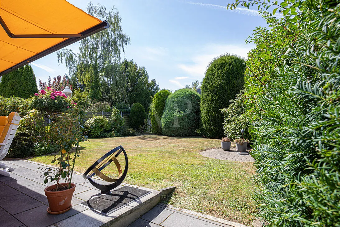 Ausschnitt Terrasse und Garten