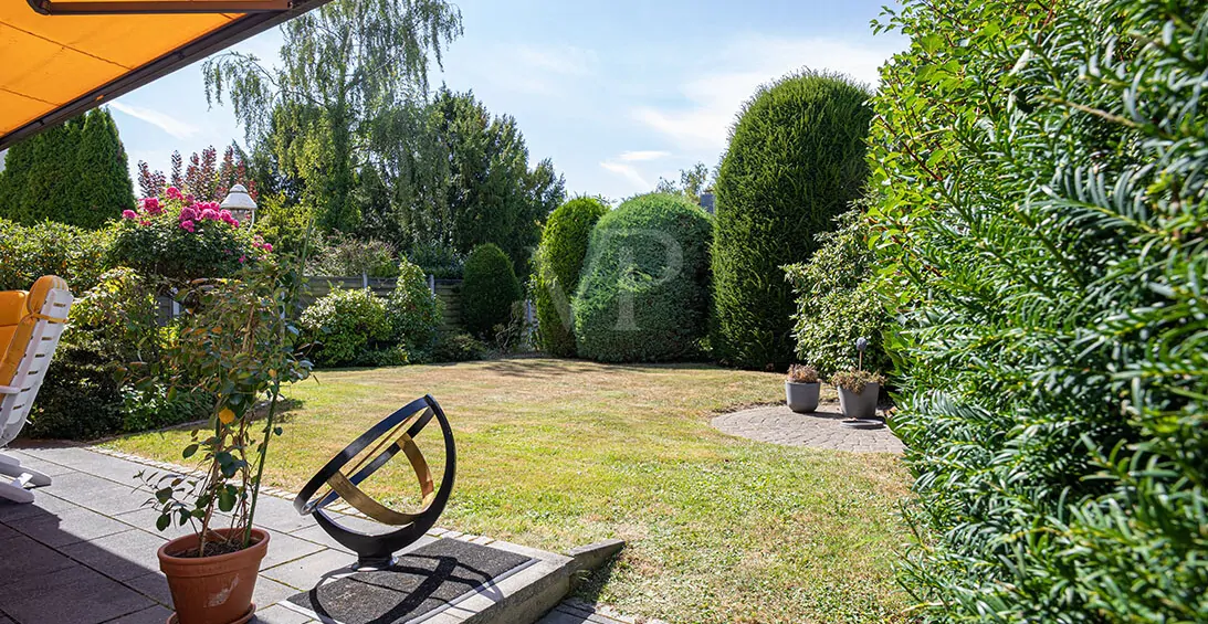 Ausschnitt Terrasse und Garten