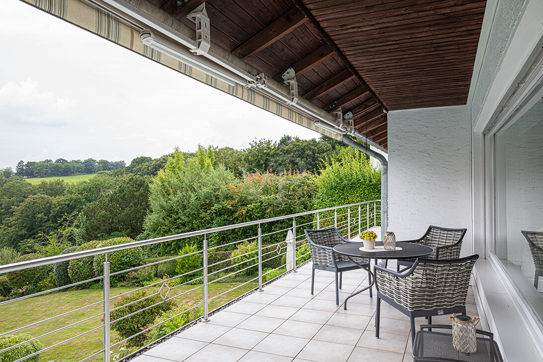Ausblick Balkon