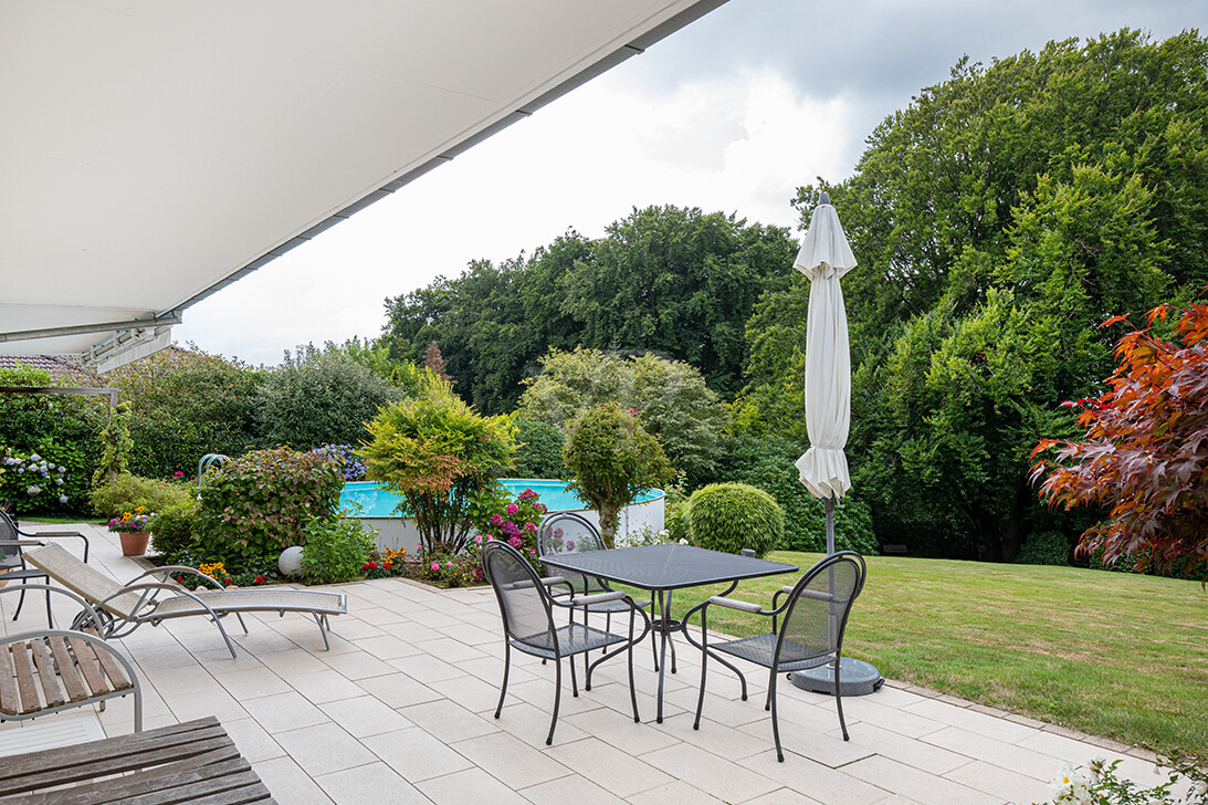 Ausschnitt Terrasse/Garten