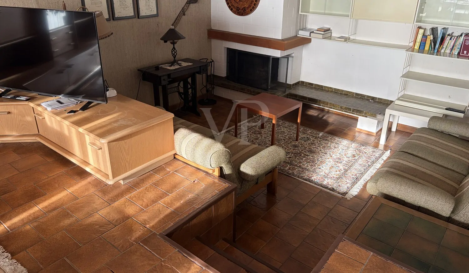 Auschnitt Kaminbereich