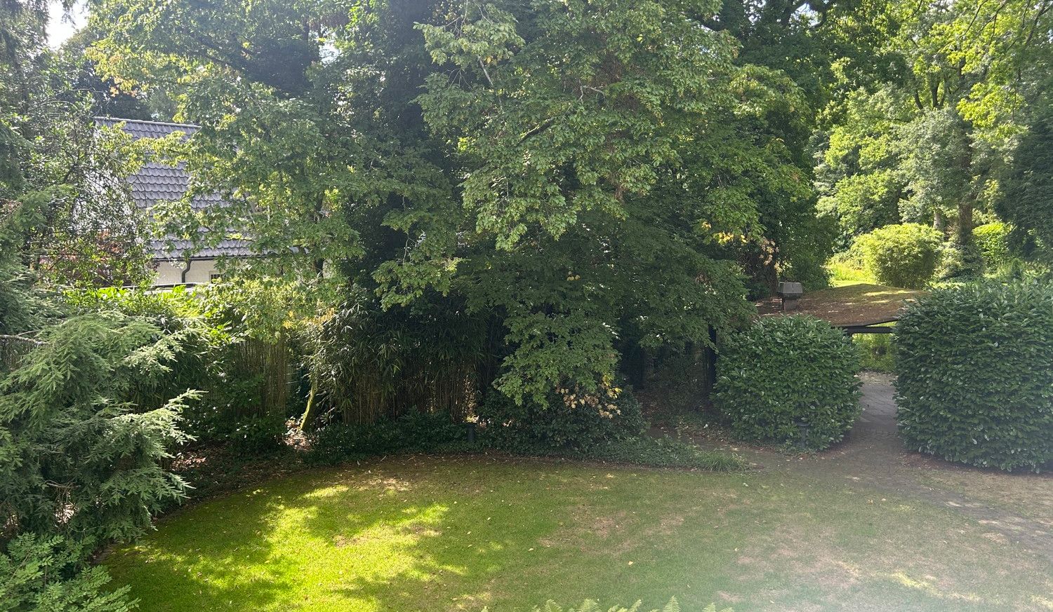 Blick vom Balkon
