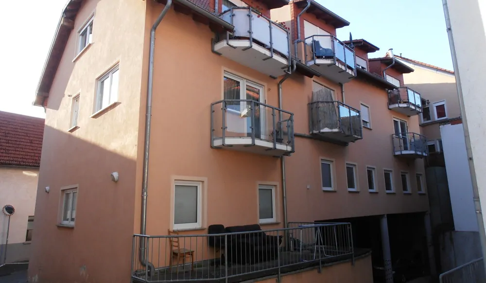 Rückansicht vom Haus