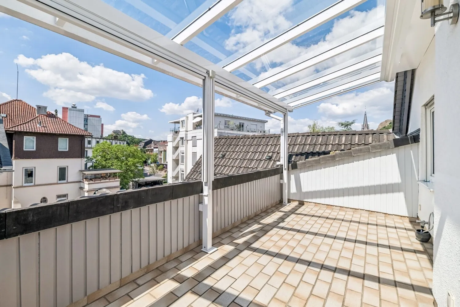 überdachte Terrasse