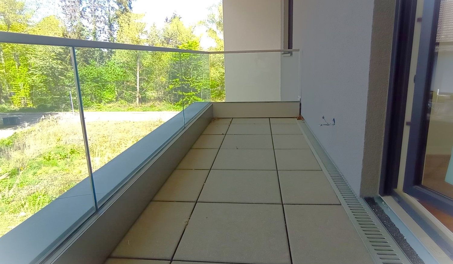 überdachter Balkon