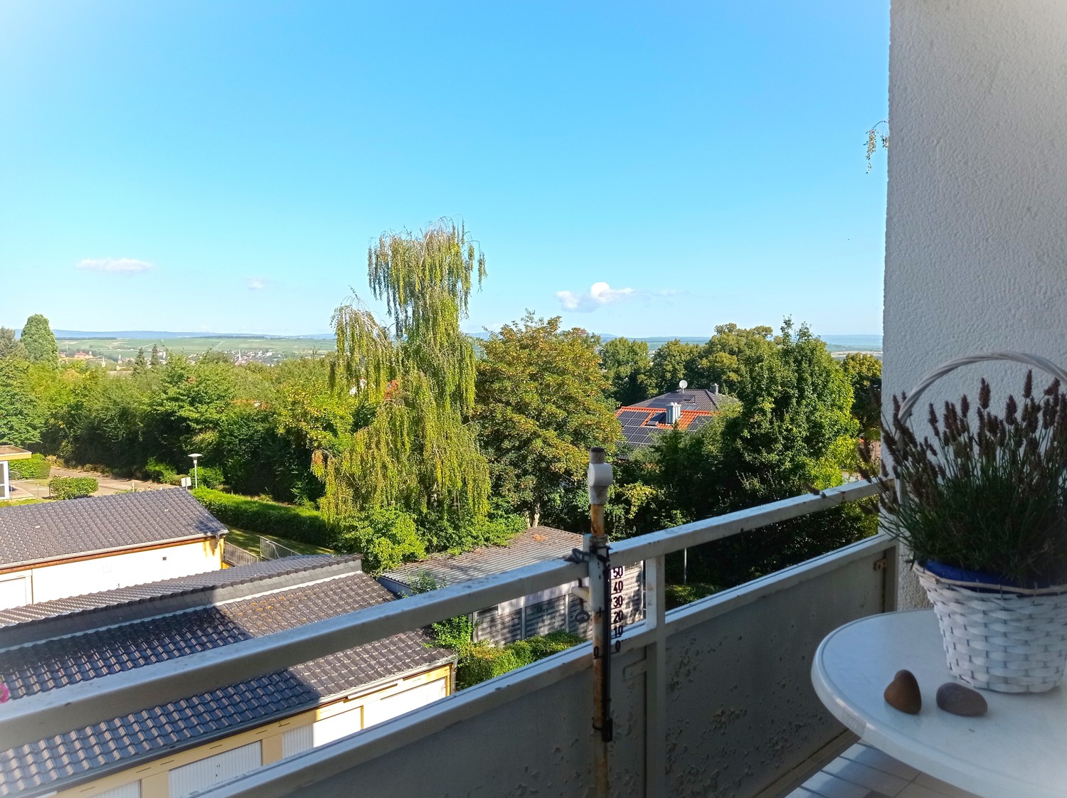 Aussicht vom Balkon