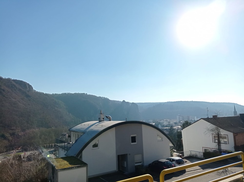 Aussicht vom Balkon